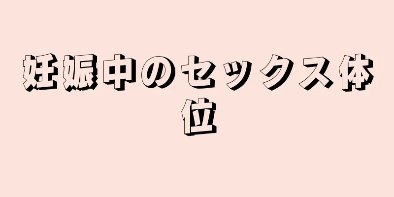 妊娠中のセックス体位