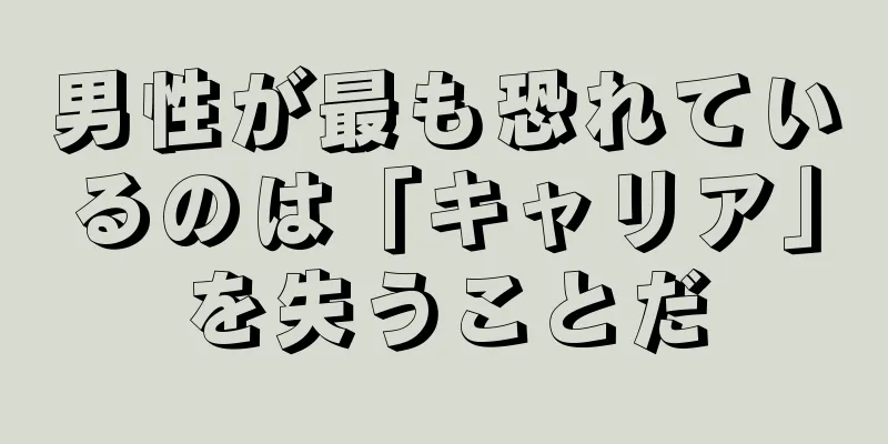 男性が最も恐れているのは「キャリア」を失うことだ