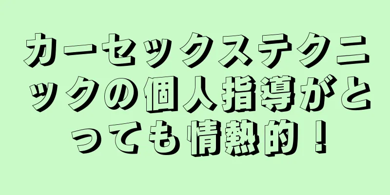 カーセックステクニックの個人指導がとっても情熱的！