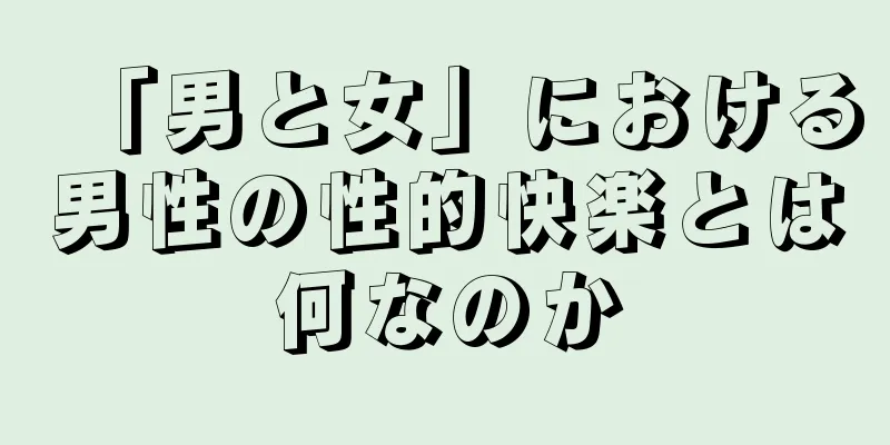 「男と女」における男性の性的快楽とは何なのか