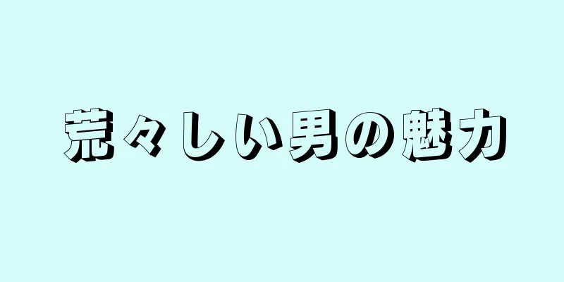 荒々しい男の魅力