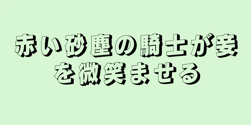 赤い砂塵の騎士が妾を微笑ませる