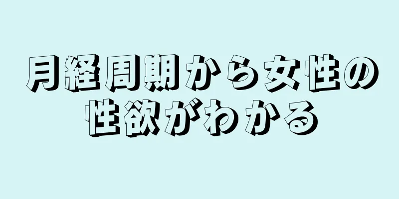 月経周期から女性の性欲がわかる