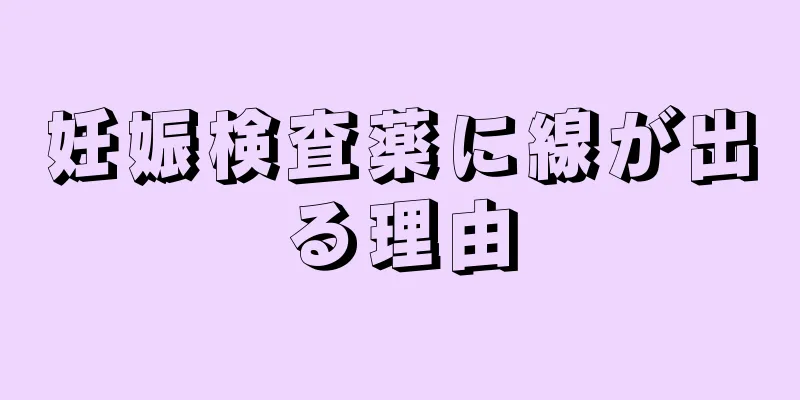 妊娠検査薬に線が出る理由