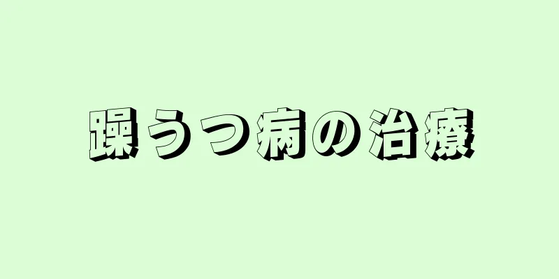 躁うつ病の治療